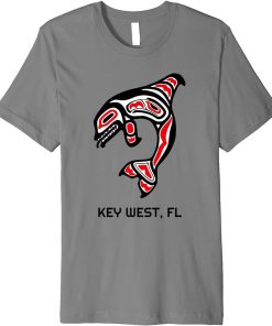 West Key FL Native American Indian Orca Killer Whales Premium T-Shirt