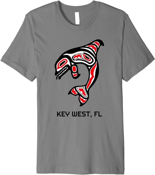 West Key FL Native American Indian Orca Killer Whales Premium T-Shirt