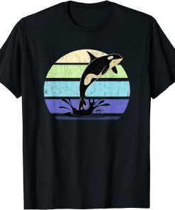 Orca Killer Whale Dress Retro Seaworld Shirts Womens Mens T-Shirt